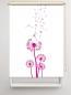 Preview: Rollo Dandelions magenta , Rollo, Motivrollo, Rollo mit Druck, Fotorollo, bedrucktes Rollo, Fensterrollo,verdunkelndes Rollo, Sonnenschutz Rollo
